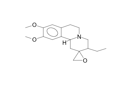 SPIRO[2H-BENZO[a]QUINOLIZINE-2,2'-OXIRANE], 3-ETHYL-1,3,4,6,7,11b-HEXAHYDRO-9,10-DIMETHOXY-