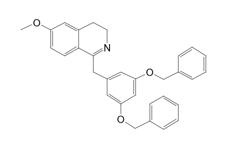 Isoquinoline, 3,4-dihydro-6-methoxy-1-[[3,5-dibenzyloxyphenyl]methyl]-