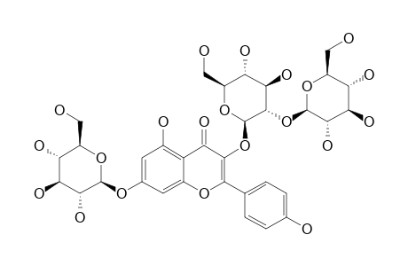 KAEMPFEROL-3-O-SOPHOROSIDE-7-O-GLUCOPYRANOSIDE