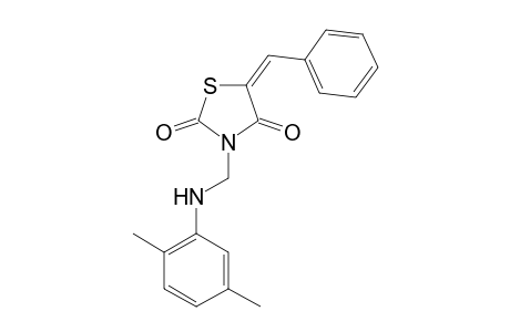 (5E)-5-Benzylidene-3-[(2,5-dimethylanilino)methyl]-1,3-thiazolidine-2,4-dione