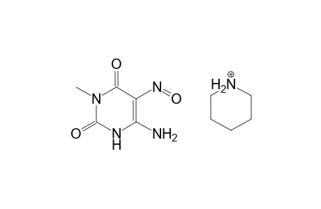 Piperidinium 6-Amino-3-methyl-5-nitrosouracyl-1-ide