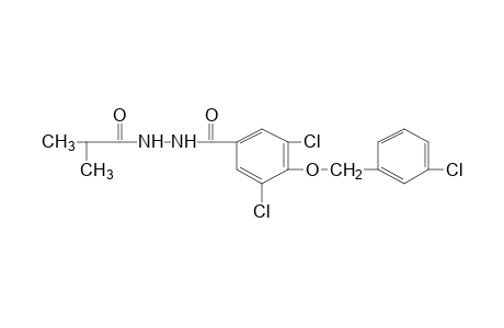 1-{4-[(m-chlorobenzyl)oxy]-3,5-dichlorobenzoyl}-2-isobutyrylhydrazine