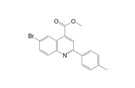 6-bromo-2-p-tolylcinchoninic acid, methyl ester