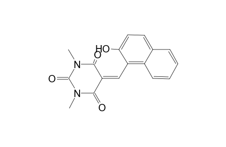 5-[(2-Hydroxy-1-naphthyl)methylene]-1,3-dimethyl-2,4,6(1H,3H,5H)-pyrimidinetrione