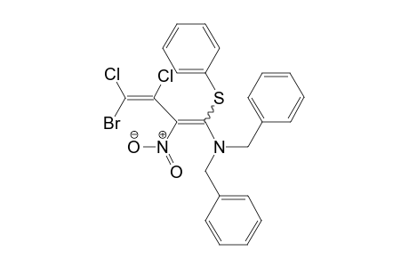 (1Z,E,3E)-N,N-Dibenzyl-4-bromo-3,4-dichloro-2-nitro-1-(phenylthio)buta-1,3-dien-1-amine