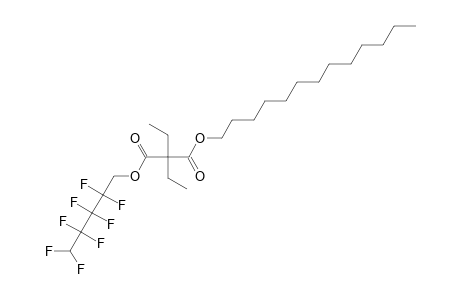 Diethylmalonic acid, 2,2,3,3,4,4,5,5-octafluoropentyl tridecyl ester