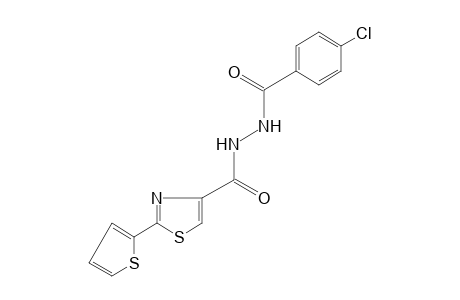 1-(p-chlorobenzoyl)-2-{[2-(2-thienyl)-4-thiazolyl]carbonyl}hydrazine