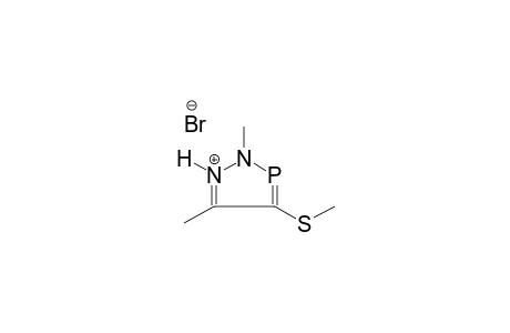 2,5-DIMETHYL-4-METHYLTHIO-1,2,3-DIAZAPHOSPHOLE HYDROBROMIDE