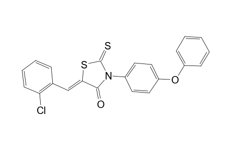 (5Z)-5-(2-chlorobenzylidene)-3-(4-phenoxyphenyl)-2-thioxo-1,3-thiazolidin-4-one