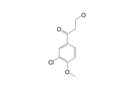 1-(3'-Chloro-4'-methoxyphenyl)-3-hydroxy-1-propanone