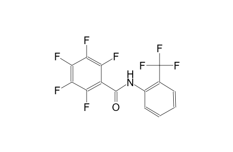 2,3,4,5,6-pentafluoro-N-[2-(trifluoromethyl)phenyl]benzamide