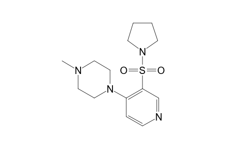 1-methyl-4-{3-[(1-pyrrolidinyl)sulfonyl]-4-pyridyl}piperazine