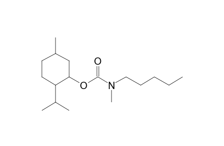 Carbamic acid, N-methyl-N-pentyl-, (1R)-(-)-menthyl ester