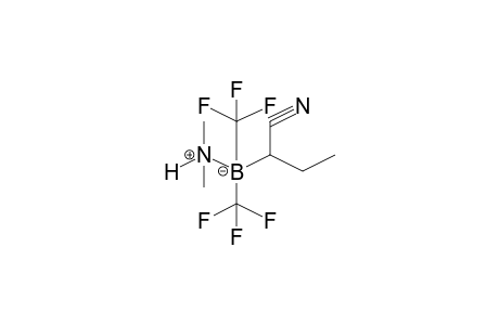 Butanenitrile, 2-[dimethylamine(N-B)bis(trifluoromethyl)boryl]-