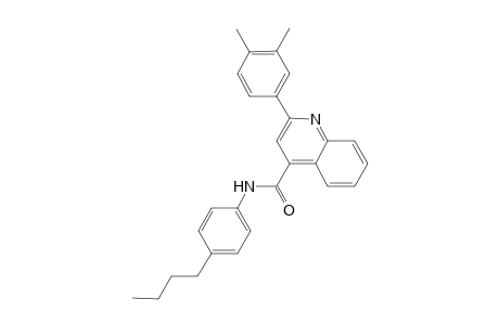 N-(4-butylphenyl)-2-(3,4-dimethylphenyl)-4-quinolinecarboxamide