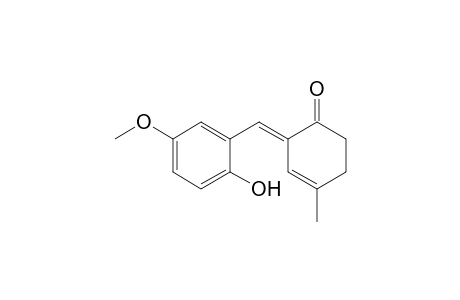 (2E)-2-(2-hydroxy-5-methoxy-benzylidene)-4-methyl-cyclohex-3-en-1-one