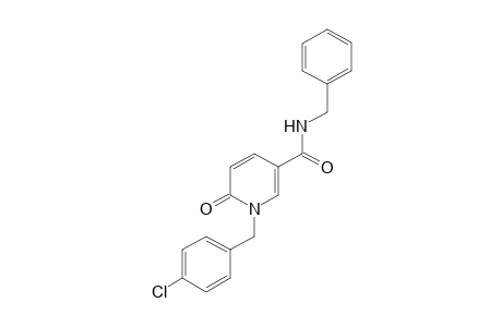 N-BENZYL-1-(p-CHLOROBENZYL)-1,6-DIHYDRO-6-OXONICOTINAMIDE