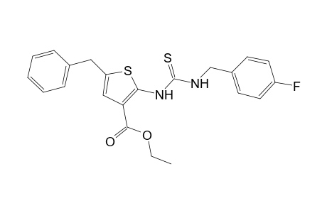 Ethyl 5-benzyl-2-({[(4-fluorobenzyl)amino]carbothioyl}amino)-3-thiophenecarboxylate