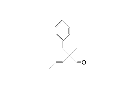 2-Benzyl-2-methyl-trans-3-pentenal