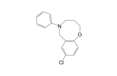 8-chloro-5-phenyl-3,4,5,6-tetrahydro-2H-1,5-benzoxazocine
