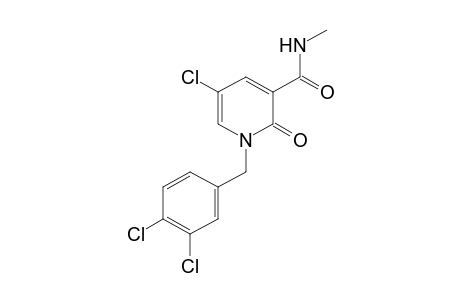 5-CHLORO-1-(3,4-DICHLOROBENZYL)-1,2-DIHYDRO-N-METHYL-2-OXO-NICOTINAMIDE