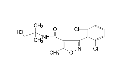 3-(2,6-dichlorophenyl)-N-(1,1-dimethyl-2-hydroxyethyl)-5-methyl-4-isoxazolecarboxamide