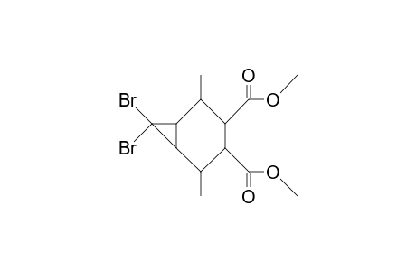 2,5-Dimethyl-7,7-dibromo-bicyclo(4.1.0)heptane-3,4-dicarboxylic acid, dimethyl ester