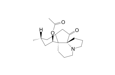 13-Acetoxy-8-dehydroxyserratinine