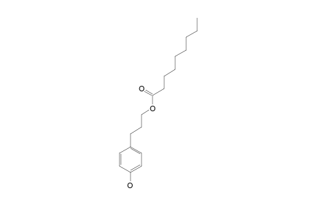 NEPETANOATE;3-(4-HYDROXYPHENYL)-PROPYL-NONANOATE