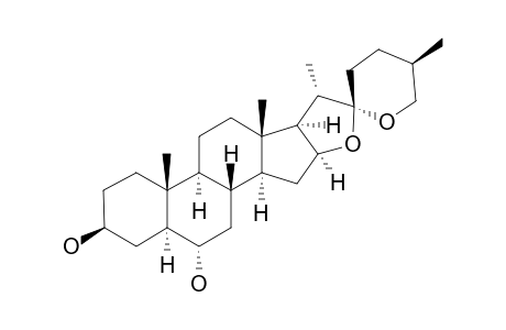 CHLOROGENIN;(25R)-5-ALPHA-SPIROSTAN-3-BETA,6-ALPHA-DIOL