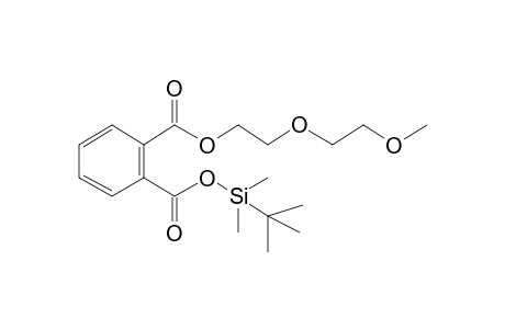 2-(2-Methoxyethoxy)ethyl hydrogen phthalate, tbdms derivative