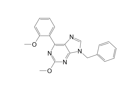 2-Methoxy-6-(2-methoxyphenyl)-9-(phenylmethyl)purine