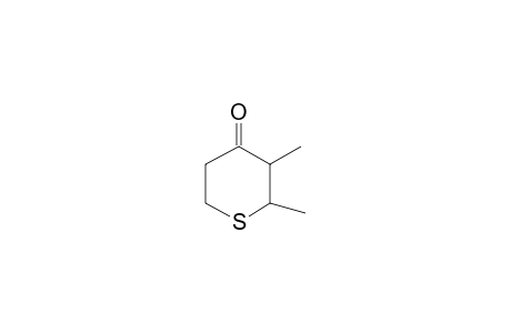 4H-Thiopyran-4-one, tetrahydro-, 2,3-dimethyl-