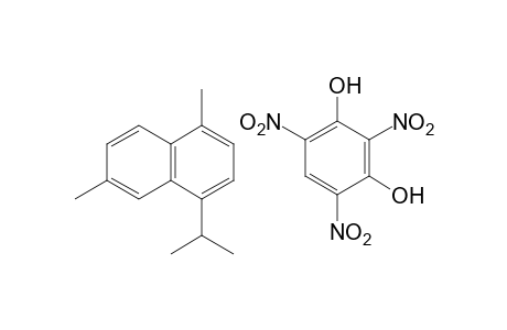 1,6-dimethyl-4-isopropylnaphthalene, compound with 2,4,6-trinitroresorcinol(1:1)