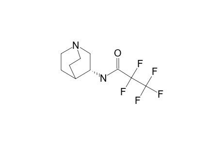 (R)-(+)-3-aminoquinuclidine, N-pentafluoropropionyl-