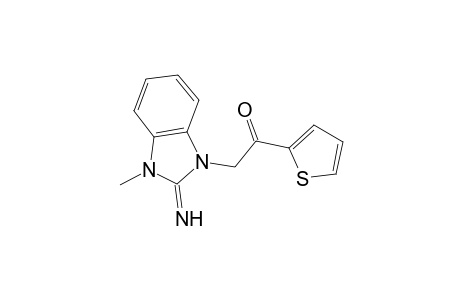2-(2-imino-3-methyl-2,3-dihydro-1H-benzimidazol-1-yl)-1-(2-thienyl)ethanone