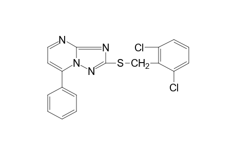 2-[(2,6-DICHLOROBENZYL)THIO]-7-PHENYL-s-TRIAZOLO[1,5-a]PYRIMIDINE