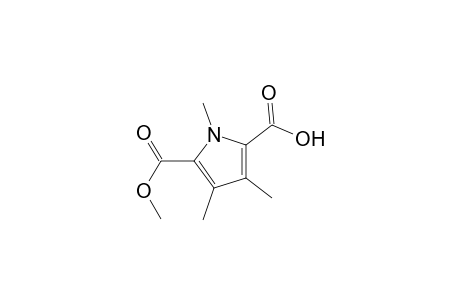 2-Carboxy-5-(methoxycarbonyl)-1,3,4-trimethylpyrrole