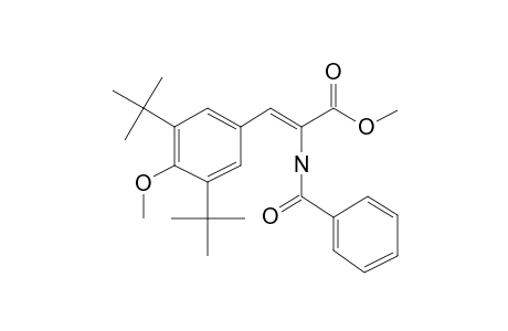 Cinnamic acid, .alpha.-[N-benzoylamino]-3,5-di-T-butyl-4-methoxy-