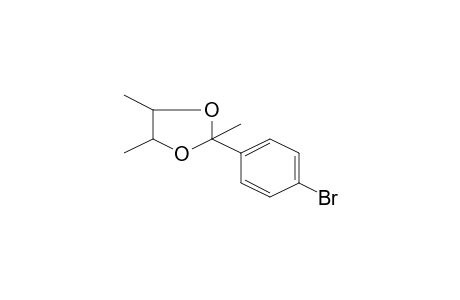 1,3-Dioxolane, 2-(4-bromophenyl)-2,4,5-trimethyl-