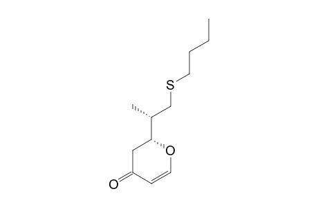 (2S*,2'S*)-2-[2-(BUTYLTHIO)-1-METHYLETHYL]-2,3-DIHYDRO-4H-PYRAN-4-ONE