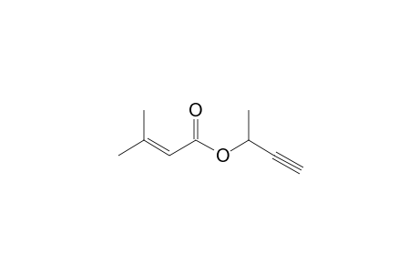 3-Methyl-2-butenoic acid, but-3-yn-2-yl ester