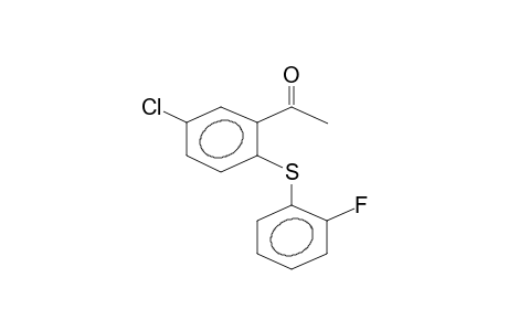 5-CHLORO-2-(2-FLUOROPHENYLTHIO)ACETOPHENONE