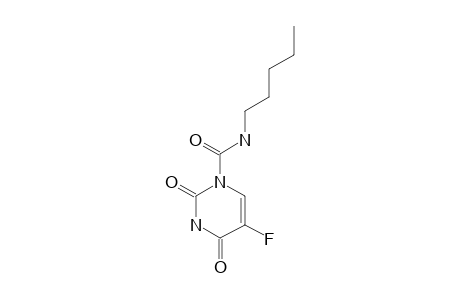 3,4-dihydro-2,4-dioxo-5-fluoro-N-pentyl-1(2H)-pyrimidinecarboxamide