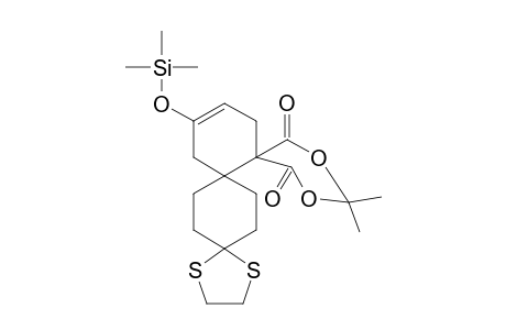 11,13-Dioxa-1,4-dithiatrispiro[4.2.0.5.4.2]eicos-16-ene-10,14-dione, 12,12-dimethyl-17-[(trimethylsilyl)oxy]-