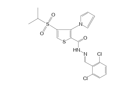 4-(isopropylsulfonyl)-3-(pyrrol-1-yl)-2-thiophenecarboxylic acid, (2,6-dichlorobenzylidene)hydrazide