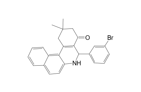 5-(3-Bromophenyl)-2,2-dimethyl-2,3,5,6-tetrahydrobenzo[a]phenanthridin-4(1H)-one