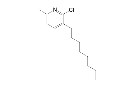 2-chloro-6-methyl-3-octylpyridine