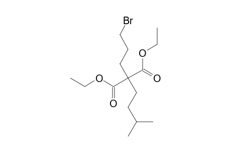 (3-bromopropyl)isopentylmalonic acid, diethyl ester