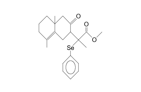 (11S)-8-Oxo-11-phenylseleno-7aH-eudesm-4-en-12-oic acid, methyl ester